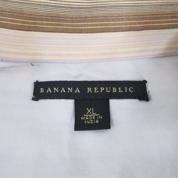 Banana Republic Career Casual Striped Shirt - Picture 5 of 6